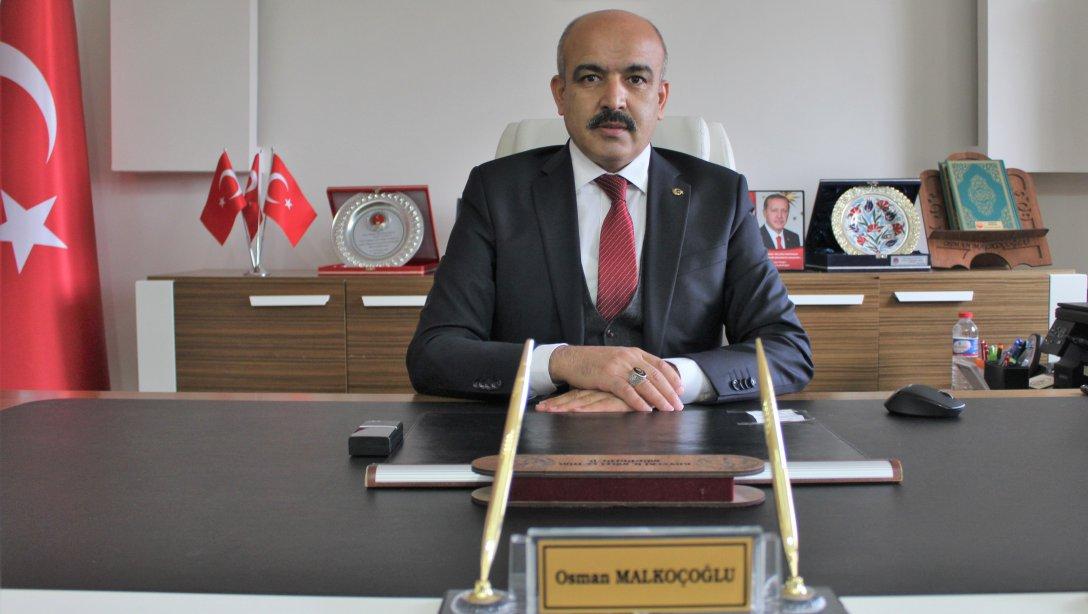 İlçe Milli Eğitim Müdürümüz Sayın Osman MALKOÇOĞLU'nun Yarıyıl Tatili Mesajı