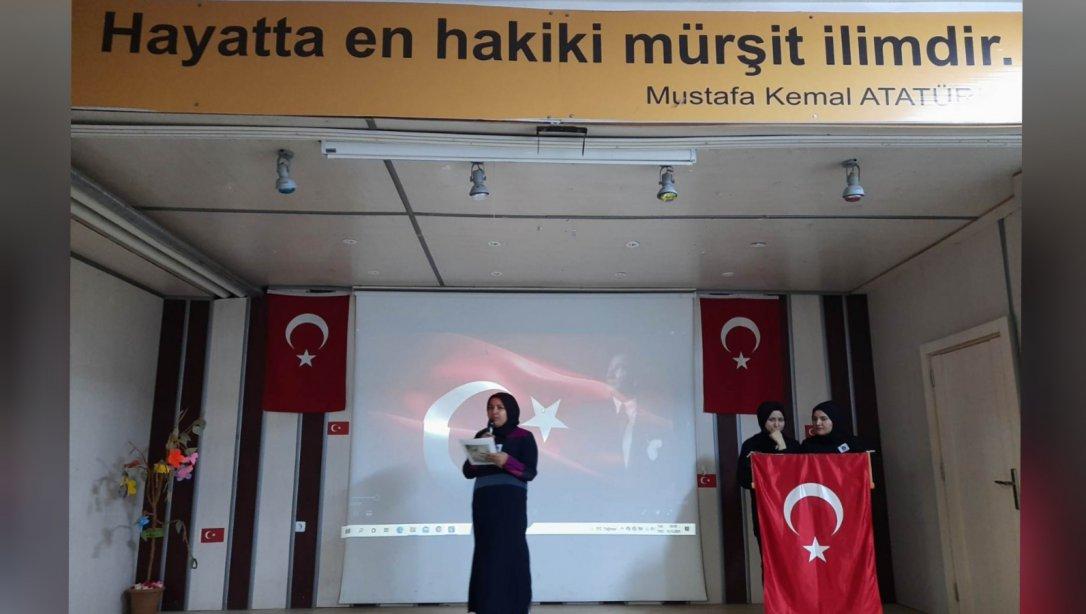 10 Kasım Ulu Önder Mustafa Kemal Atatürk'ü Anma Etkinlikleri