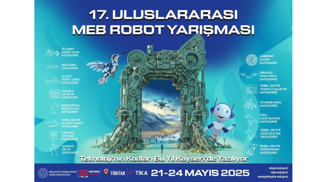 Uluslararası MEB Robot Yarışması Başvuruları Başladı  ✈️